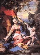 BAROCCI, Federico Fiori Rest on the Flight to Egypt sw France oil painting artist
